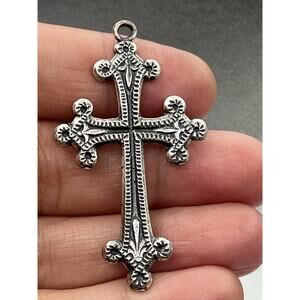 Vintage Danecraft Sterling Silver 925 Cross Pendant